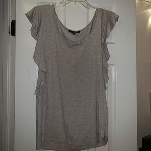 light brown fitted and flow shirt